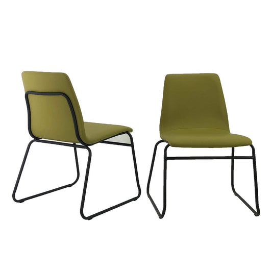 Albion PU Chairs Green