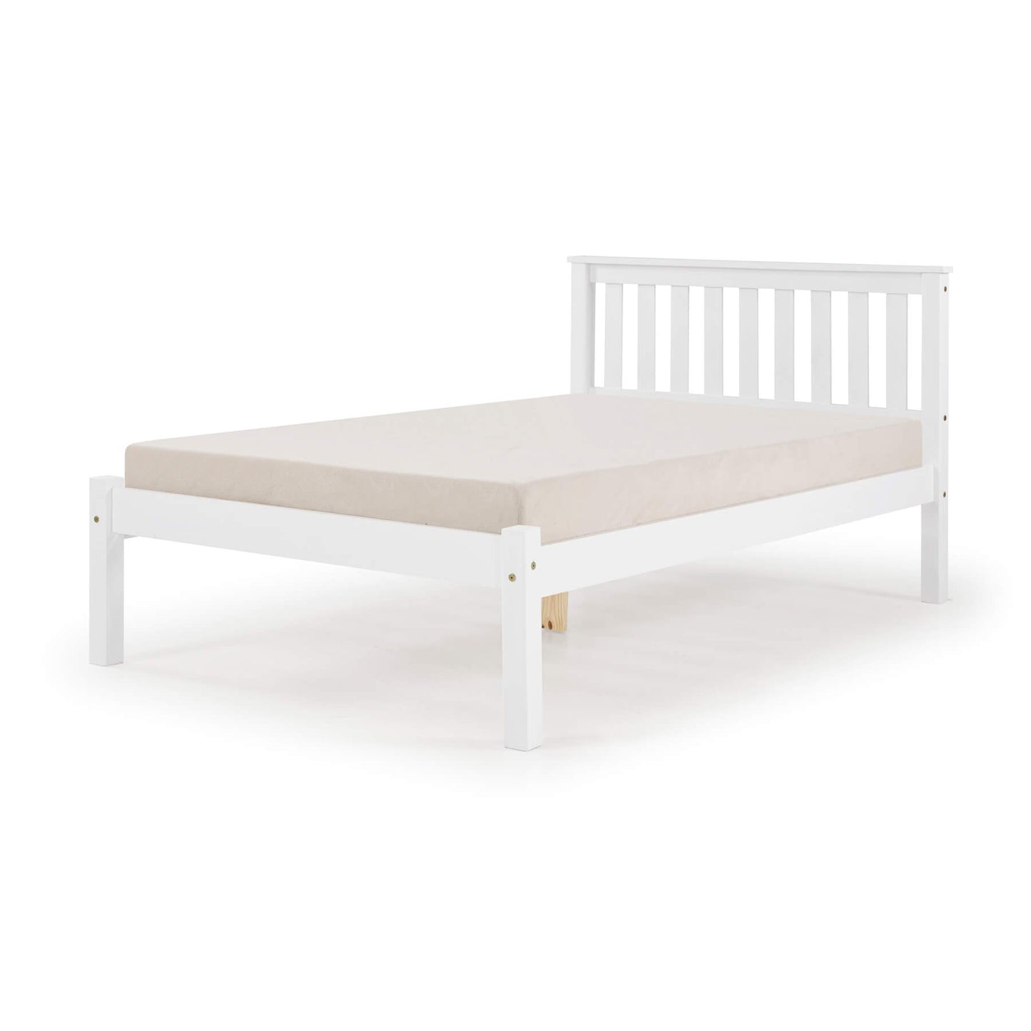 Manila LFE Pine Bed 4 Foot White