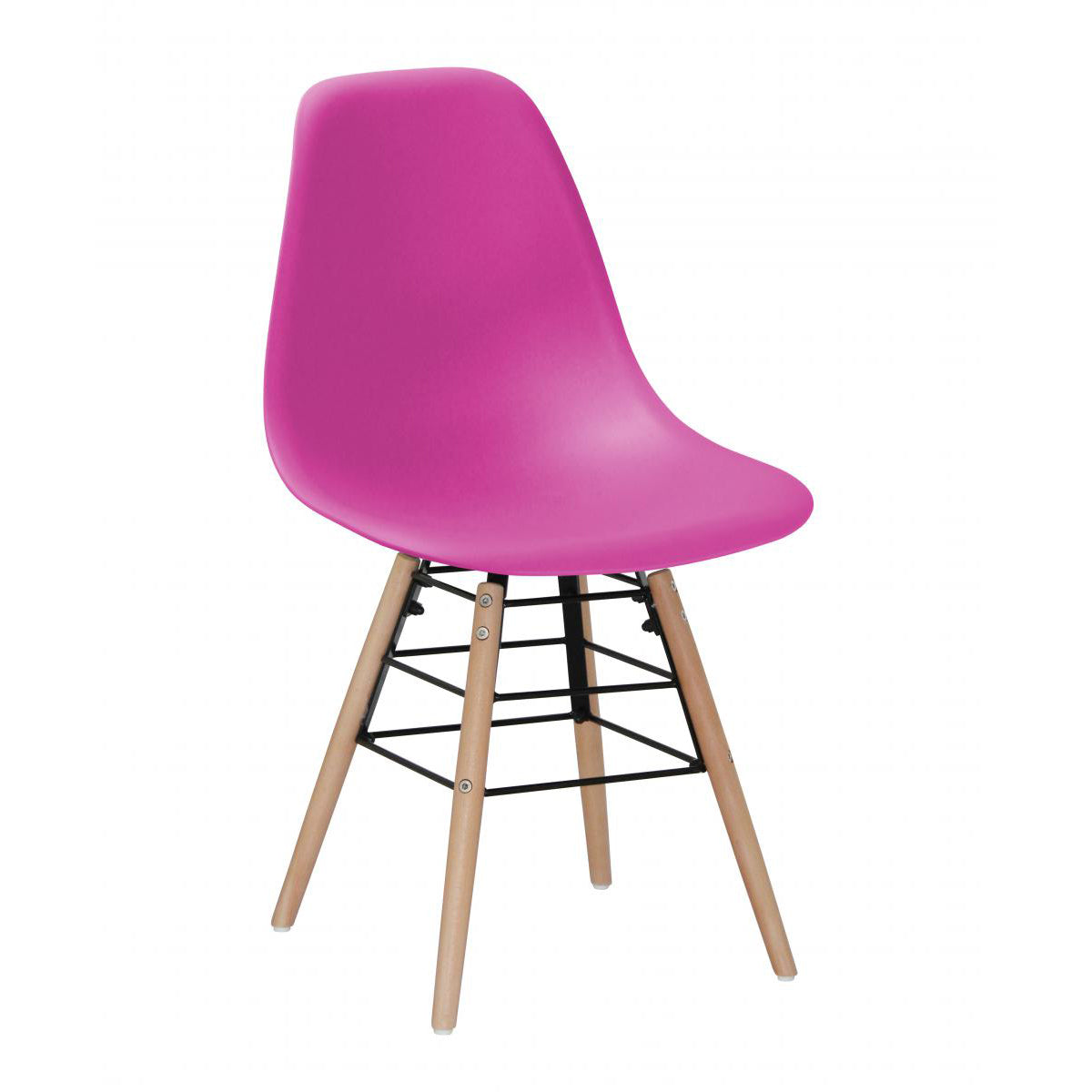 Lilly Plastic (PP) Chairs with Solid Beech Legs